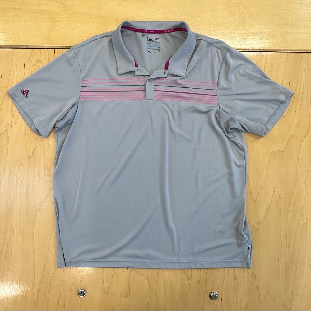 Adidas Men’s ClimaCool Golf Polo - Gray - Size XL